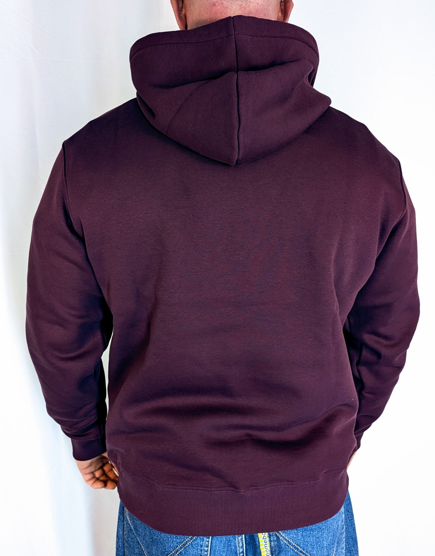 Alpha Industries Sweatshirt Kapu small Logo weinrot 196318 Basic