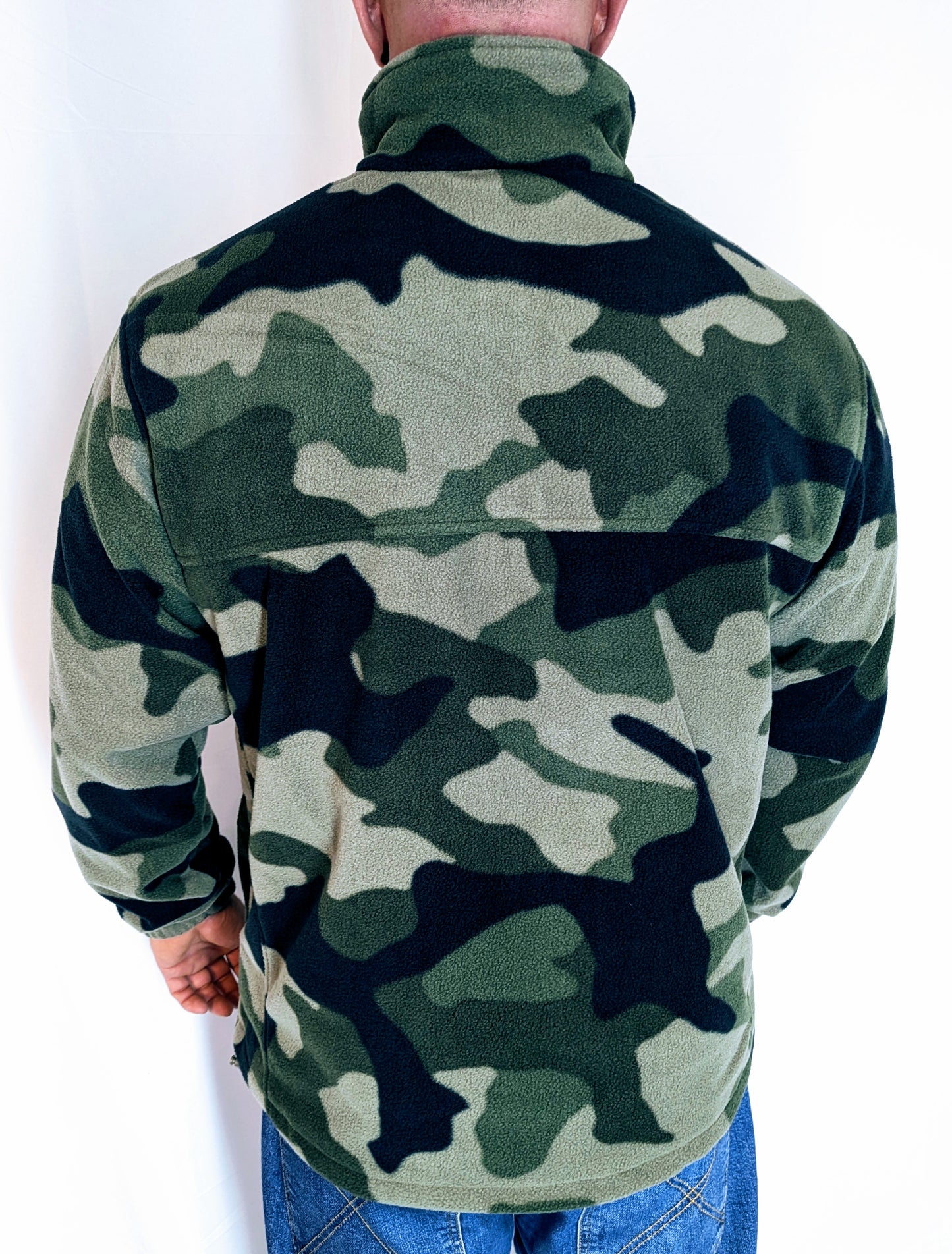 Columbia Fleecejacke Steens Mountain schwarz grün Tarn camo Herren