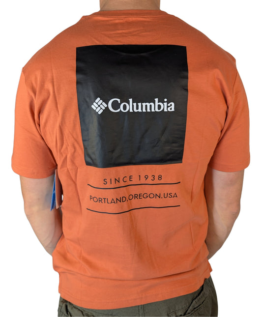 COLUMBIA SPORTSWEAR Barton Springs SS TEE T-Shirt - Red Rot