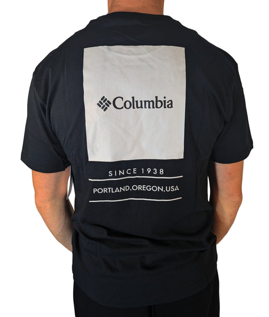 COLUMBIA SPORTSWEAR Barton Springs SS TEE T-Shirt schwarz