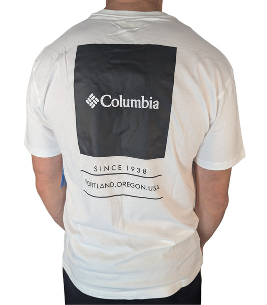 COLUMBIA SPORTSWEAR Barton Springs SS TEE T-Shirt weiß