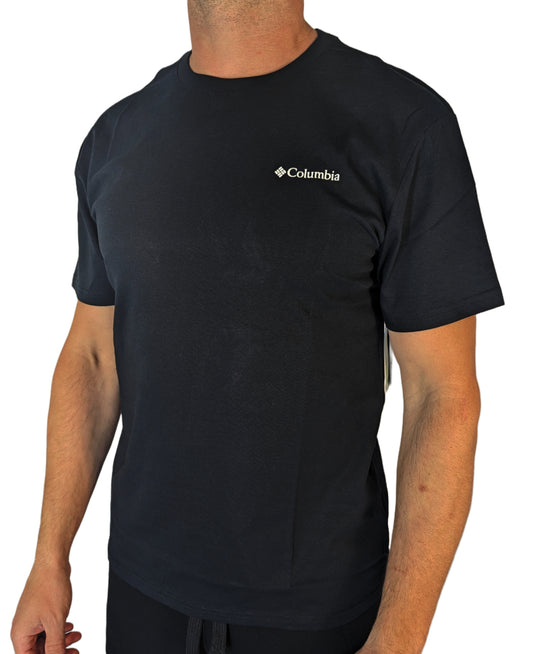 COLUMBIA SPORTSWEAR Basic Logo Herren T-Shirt - Black schwarz