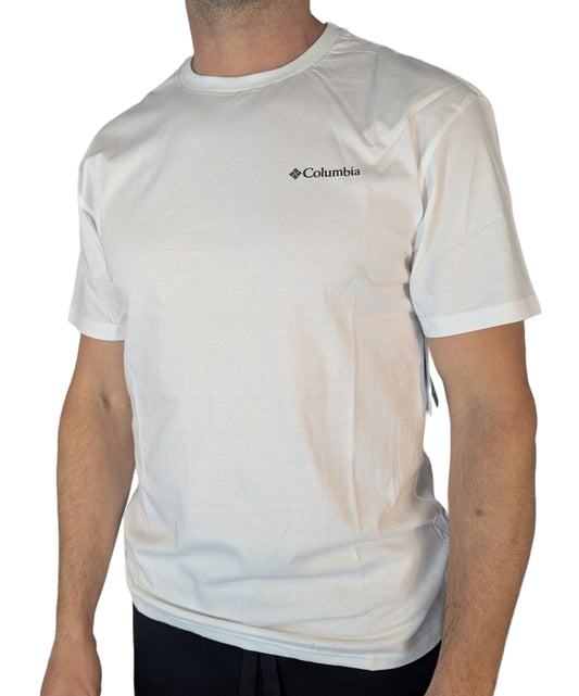 COLUMBIA SPORTSWEAR Basic Logo Herren T-Shirt - white weiß