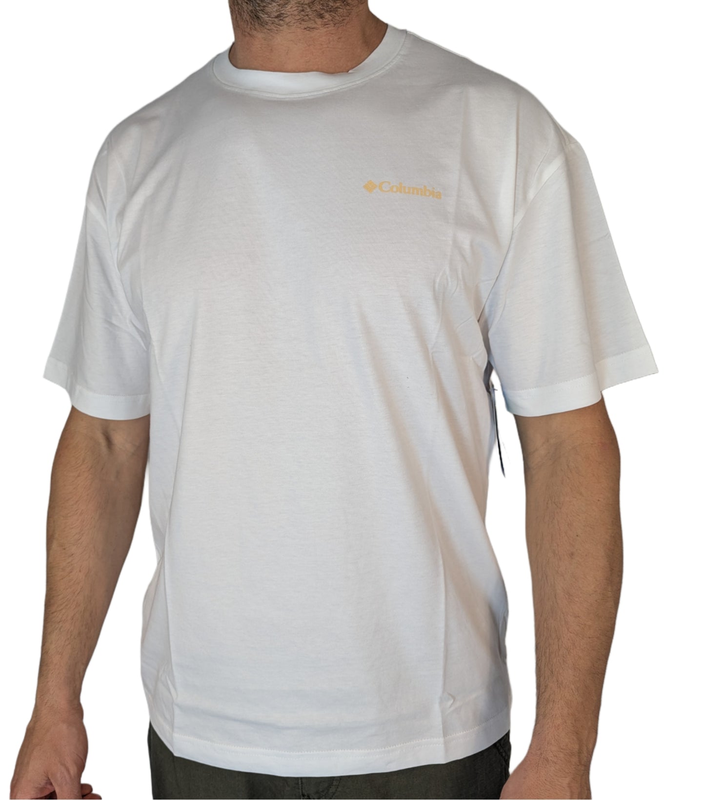 COLUMBIA SPORTSWEAR Black Butte SS TEE T-Shirt - White Weiß