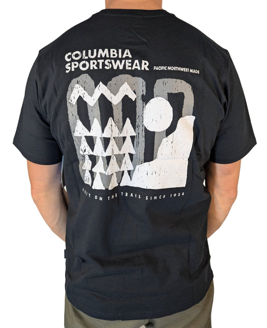 COLUMBIA SPORTSWEAR Explorers Canyon SS TEE T-Shirt - Black schwarz