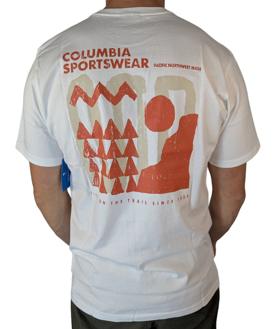 COLUMBIA SPORTSWEAR Explorers Canyon SS TEE T-Shirt - White Weiß