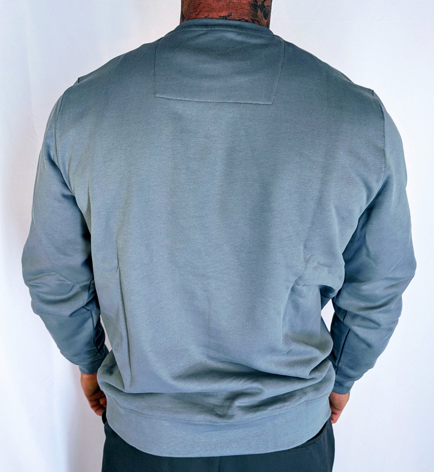 WEEKEND OFFENDER Ferrer Sweatshirt Pulli grau blau Herren