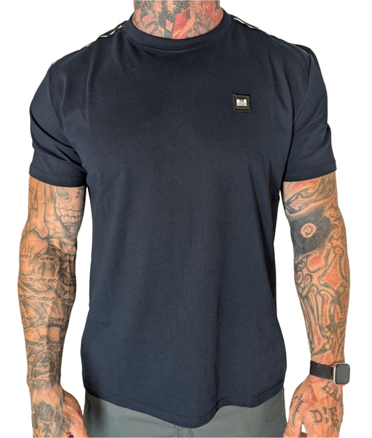 WEEKEND OFFENDER Manuel T-Shirt - Navy