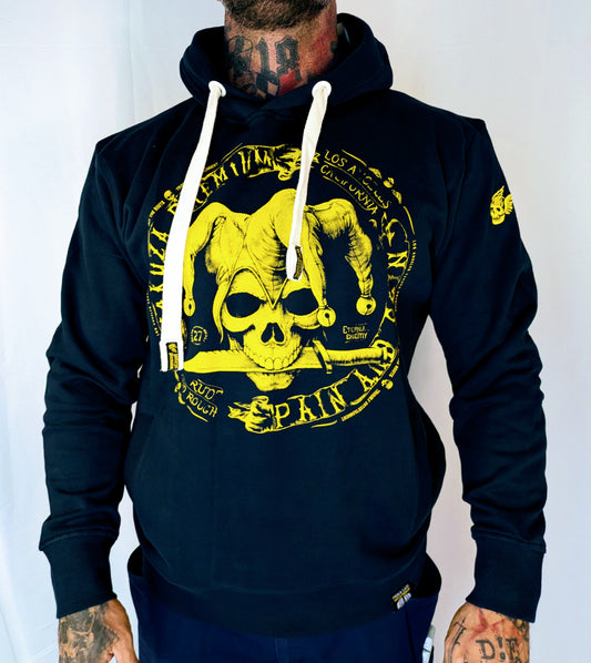 Yakuza Premium Sweatshirt YP 3924 blau gelb Kapu