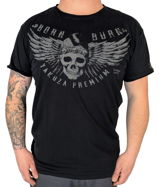 Yakuza Premium Herren T-shirt 3817 schwarz weiß