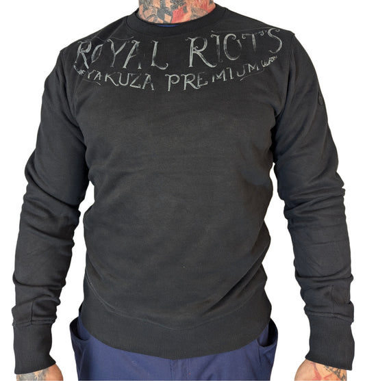 Yakuza Premium Sweatshirt YP 3721 schwarz grau