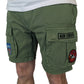 Alpha Industries Flying Tigers Shorts olive grün
