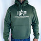 Alpha Industries Sweatshirt Kapu Basic Logo olive 178312