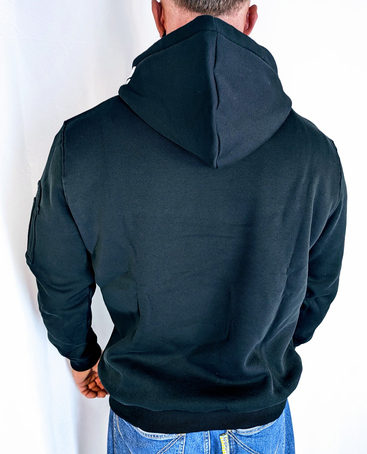 Alpha Industries Sweatshirt Kapu Hoody schwarz Logo Basic 126803