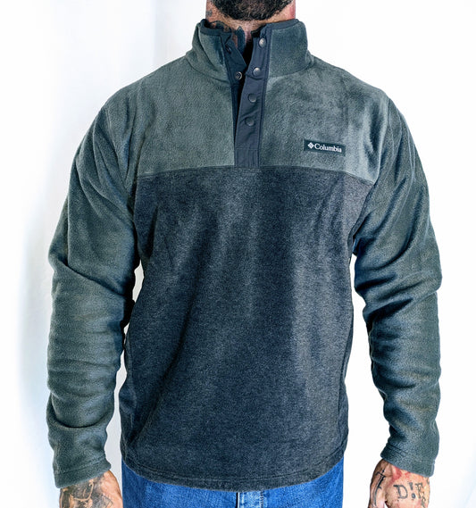 Columbia Sweatshirt Pulli Steens Mountain Fleece schwarz grau gestreift Herren