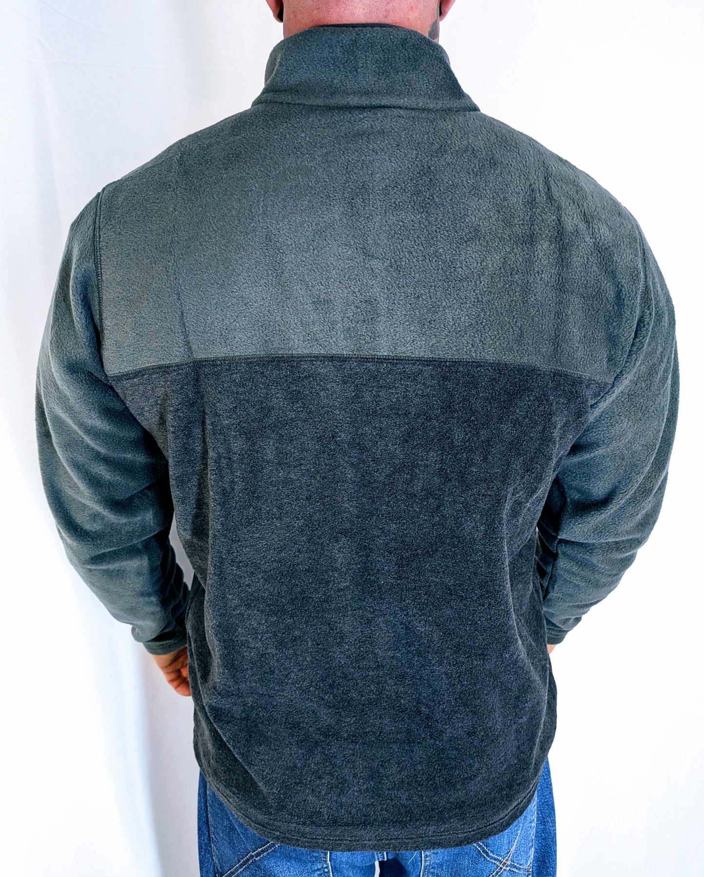 Columbia Sweatshirt Pulli Steens Mountain Fleece schwarz grau gestreift Herren