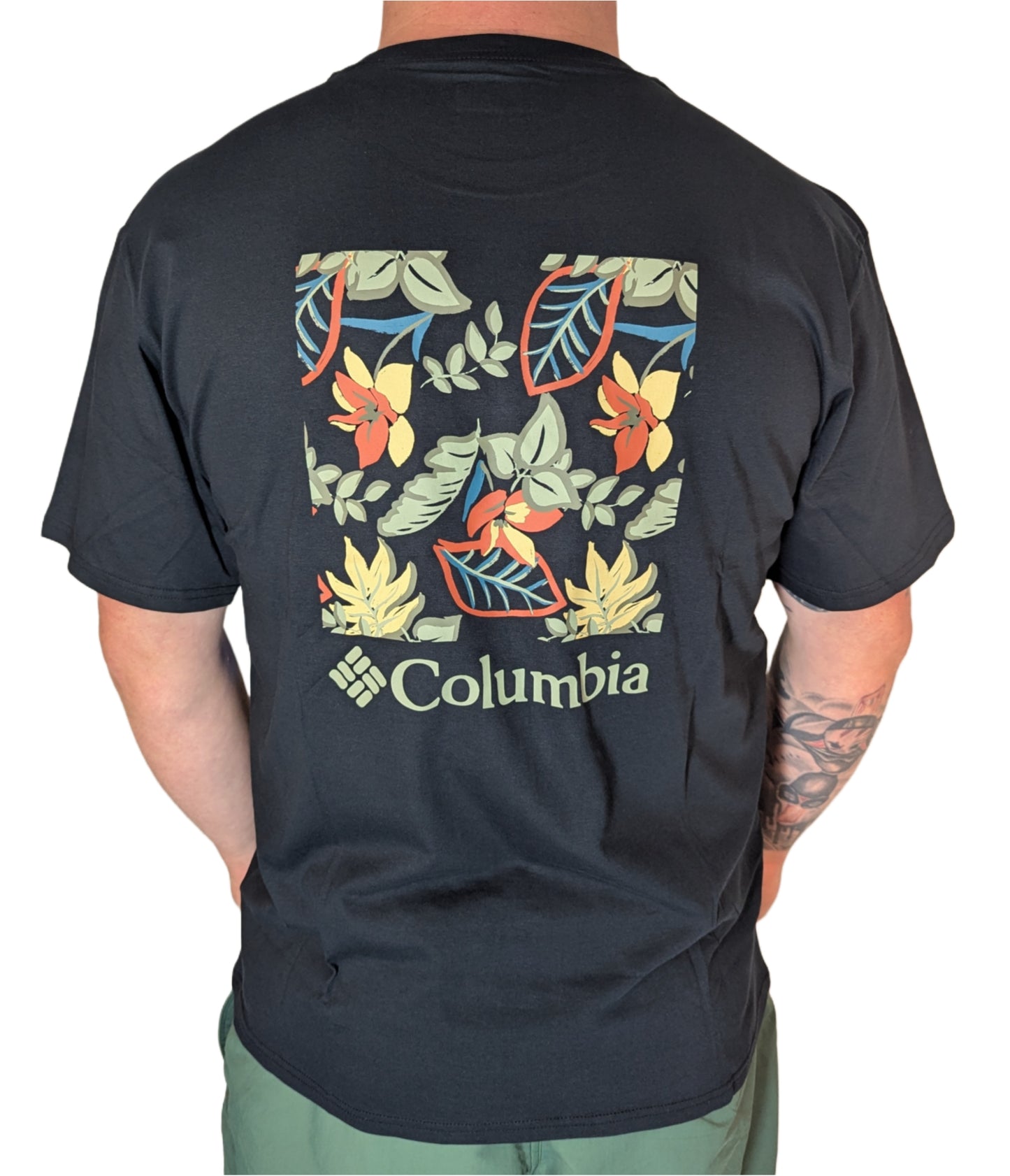 COLUMBIA SPORTSWEAR Blumen North Cascades T-Shirt  schwarz