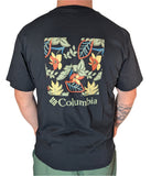 COLUMBIA SPORTSWEAR Blumen North Cascades T-Shirt  schwarz