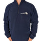 Sächsische Schweiz Pulli Fleece Herren navy