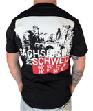 Sächsische Schweiz T-shirt Koordinaten Herren schwarz