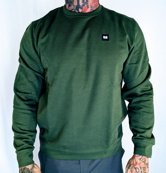 WEEKEND OFFENDER Ferrer Sweatshirt Pulli grün Herren