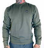 WEEKEND OFFENDER Ferrer Sweatshirt Pulli olive Herren