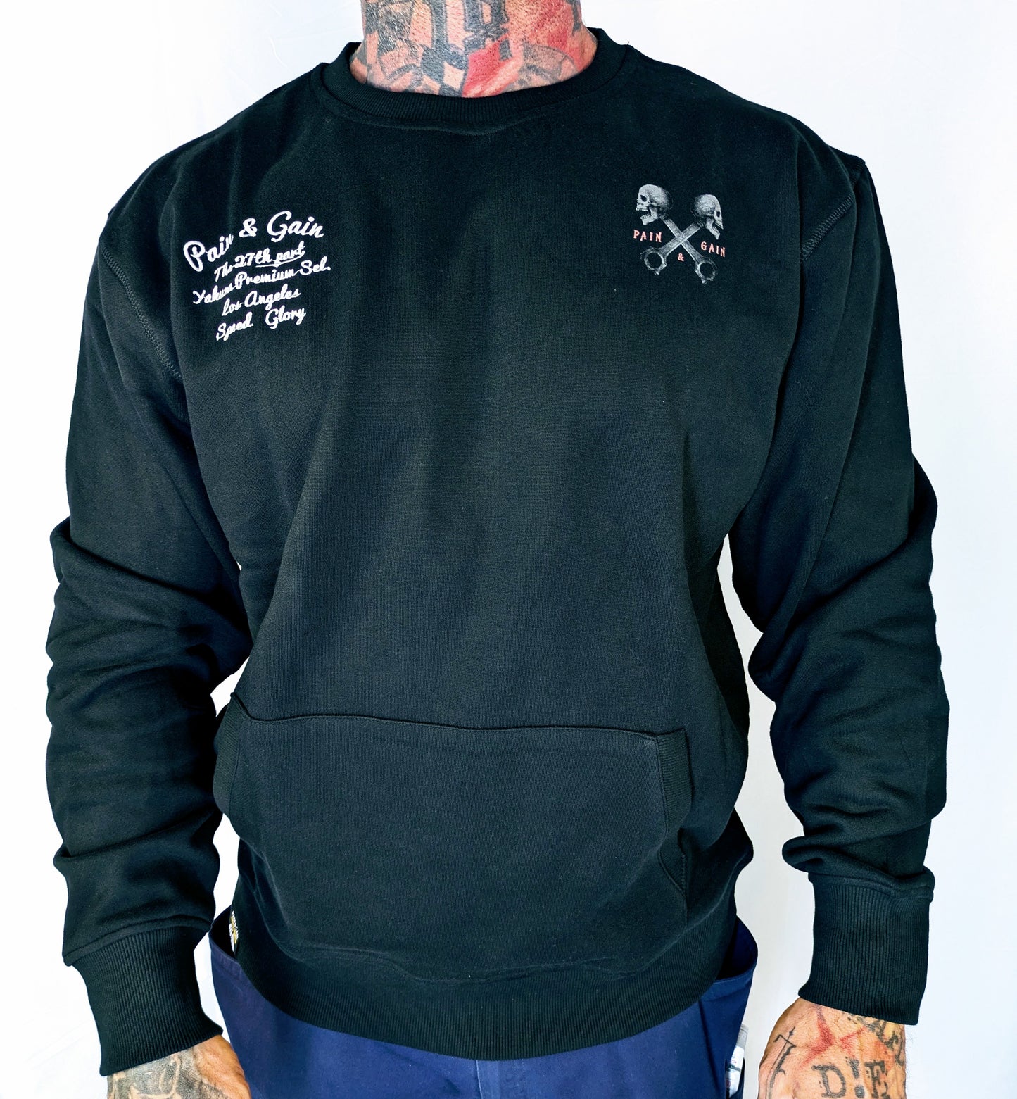Yakuza Premium Sweatshirt YP 3921 schwarz grau