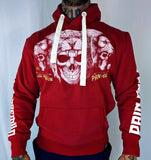 Yakuza Premium Sweatshirt YP 3923 rot weiß Kapu