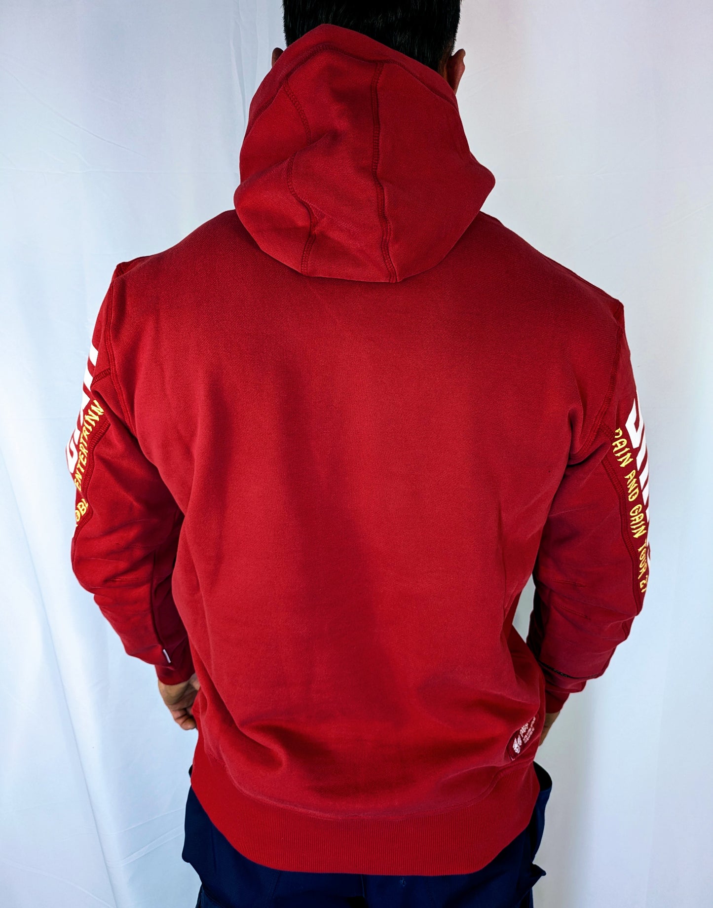 Yakuza Premium Sweatshirt YP 3923 rot weiß Kapu