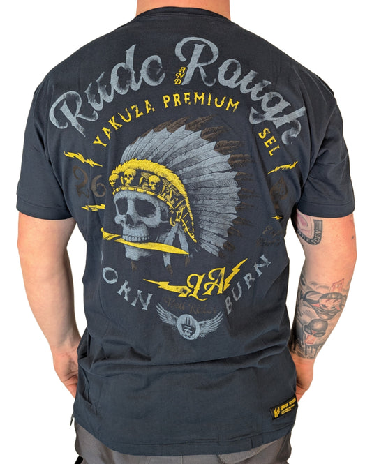Yakuza Premium Herren T-shirt 3816 blau weiß
