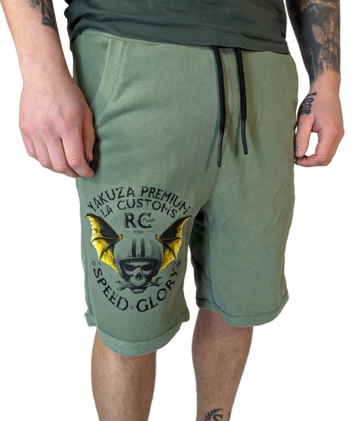 Yakuza Premium Short 3627 kurze Hose grün